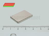 25x15x2 mm N38 NEODYM m�gnes has�b