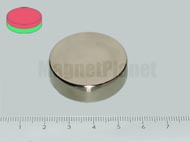 35x10 mm N45 NEODYM m�gnes korong