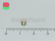 4x4 mm N38 NEODYM m�gnes korong