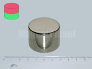 40x40 mm N45 NEODYM m�gnes korong