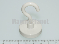 H-32x7 mm NEODYM csavaros m�gnes kamp� feh�r