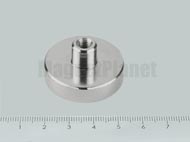 POT-B 32x7 NEODYM r�gz�t� m�gnes menetes h�vellyel