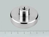 POT-B 48x12 NEODYM r�gz�t� m�gnes menetes h�vellyel