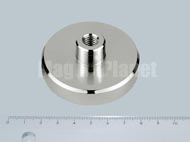 POT-B 63x10 NEODYM r�gz�t� m�gnes menetes h�vellyel