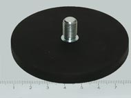 POT-S-G 88x8 NEODYM r�gz�t� m�gnes menetes nyakkal,  gumibevonattal