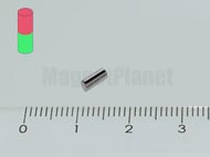 2x3 mm N35 NEODYM m�gnes r�d