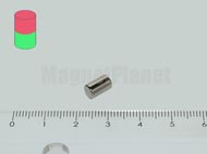 3x5 mm N45 NEODYM m�gnes r�d