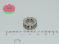 19x6/9 mm N42 NEODYM m�gnes gy�r�
